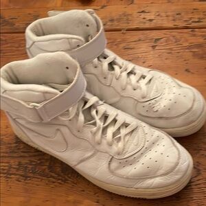 Nike White High-Top Sneakers